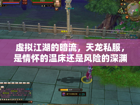 虚拟江湖的暗流，天龙私服，是情怀的温床还是风险的深渊？