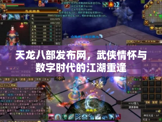 天龙八部发布网，武侠情怀与数字时代的江湖重逢