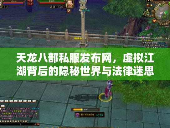 天龙八部私服发布网，虚拟江湖背后的隐秘世界与法律迷思