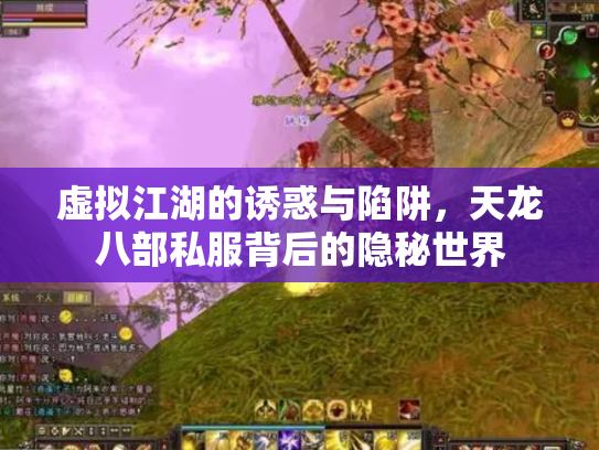 虚拟江湖的诱惑与陷阱，天龙八部私服背后的隐秘世界