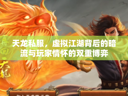 天龙私服，虚拟江湖背后的暗流与玩家情怀的双重博弈