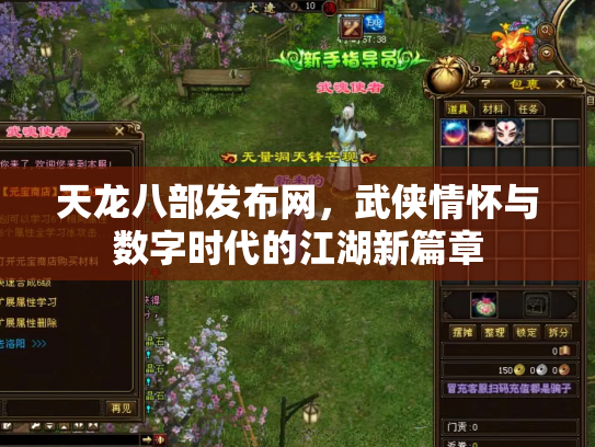 天龙八部发布网，武侠情怀与数字时代的江湖新篇章