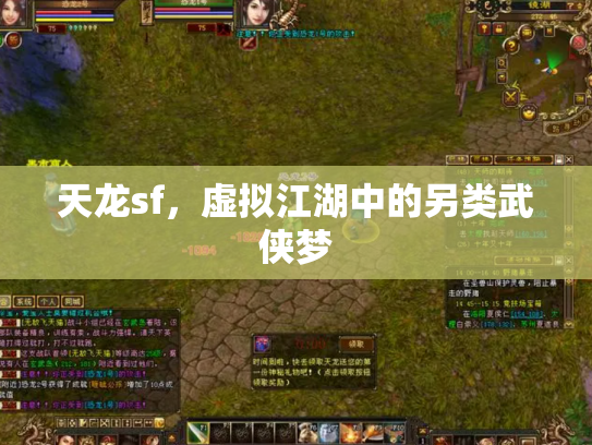 天龙sf，虚拟江湖中的另类武侠梦