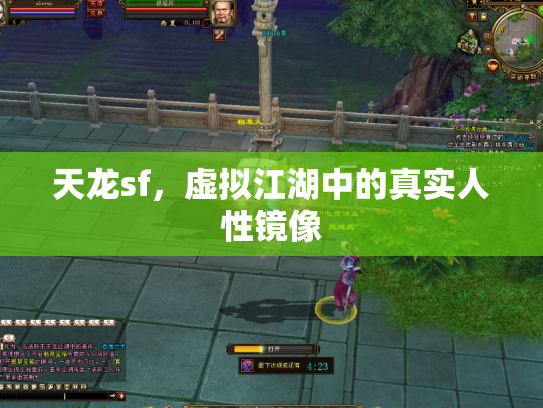 天龙sf，虚拟江湖中的真实人性镜像