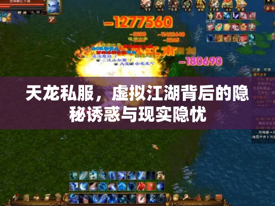 天龙私服，虚拟江湖背后的隐秘诱惑与现实隐忧