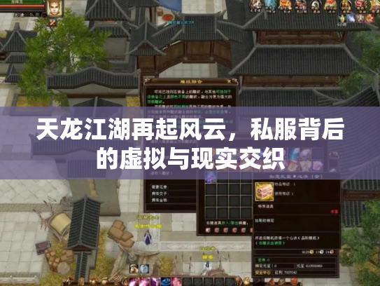 天龙江湖再起风云，私服背后的虚拟与现实交织