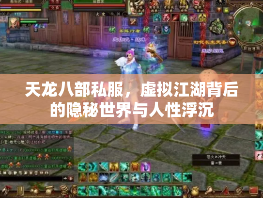 天龙八部私服，虚拟江湖背后的隐秘世界与人性浮沉