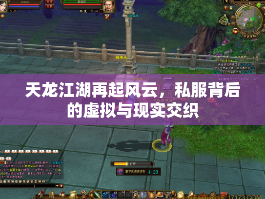 天龙江湖再起风云，私服背后的虚拟与现实交织