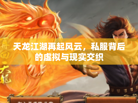 天龙江湖再起风云，私服背后的虚拟与现实交织