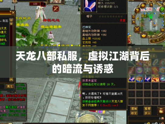 天龙八部私服，虚拟江湖背后的暗流与诱惑