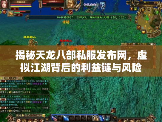 揭秘天龙八部私服发布网，虚拟江湖背后的利益链与风险