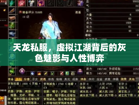 天龙私服，虚拟江湖背后的灰色魅影与人性博弈
