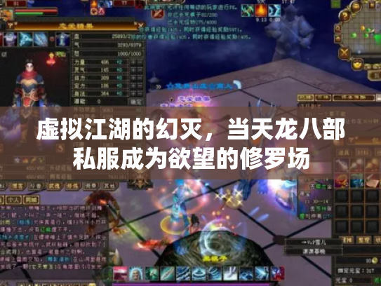 虚拟江湖的幻灭，当天龙八部私服成为欲望的修罗场
