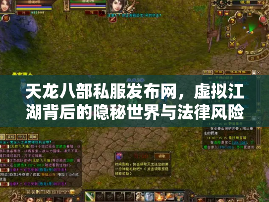 天龙八部私服发布网，虚拟江湖背后的隐秘世界与法律风险