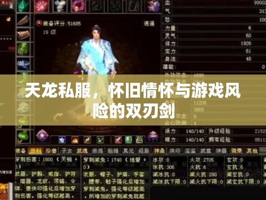 天龙私服，怀旧情怀与游戏风险的双刃剑