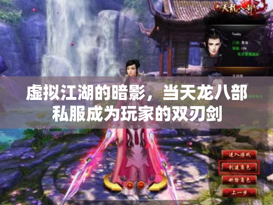 虚拟江湖的暗影，当天龙八部私服成为玩家的双刃剑