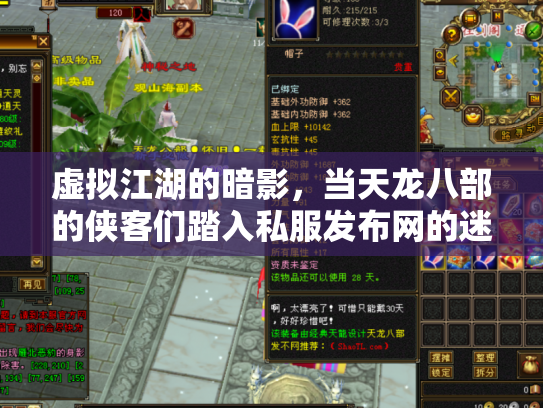 虚拟江湖的暗影，当天龙八部的侠客们踏入私服发布网的迷局