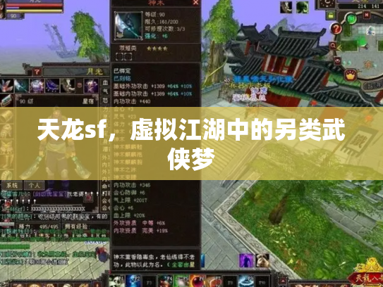 天龙sf，虚拟江湖中的另类武侠梦