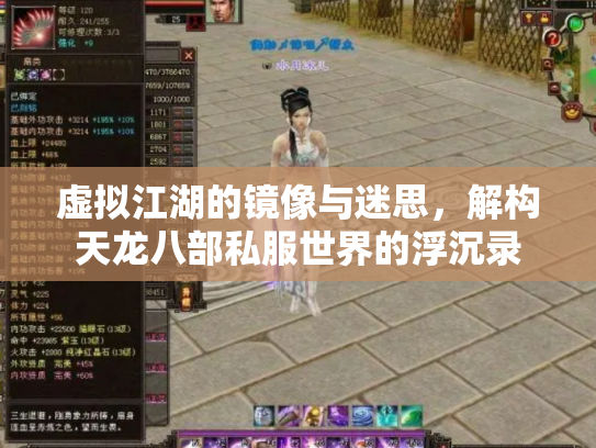 虚拟江湖的镜像与迷思，解构天龙八部私服世界的浮沉录