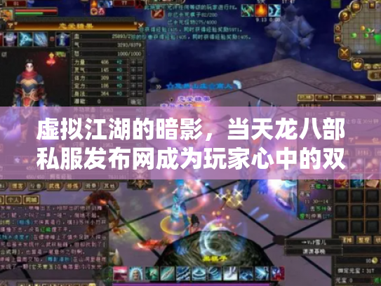 虚拟江湖的暗影，当天龙八部私服发布网成为玩家心中的双刃剑