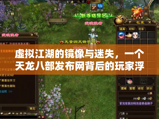 虚拟江湖的镜像与迷失，一个天龙八部发布网背后的玩家浮世绘