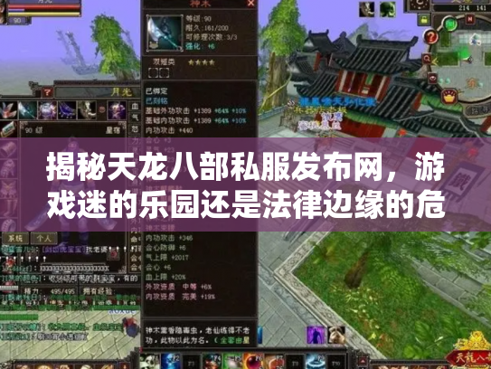 揭秘天龙八部私服发布网，游戏迷的乐园还是法律边缘的危险地带？