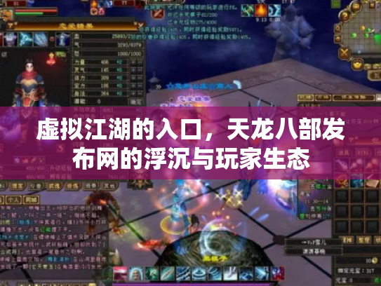 虚拟江湖的入口，天龙八部发布网的浮沉与玩家生态