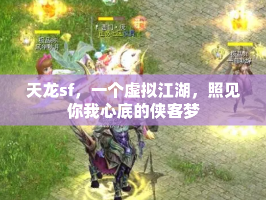 天龙sf，一个虚拟江湖，照见你我心底的侠客梦
