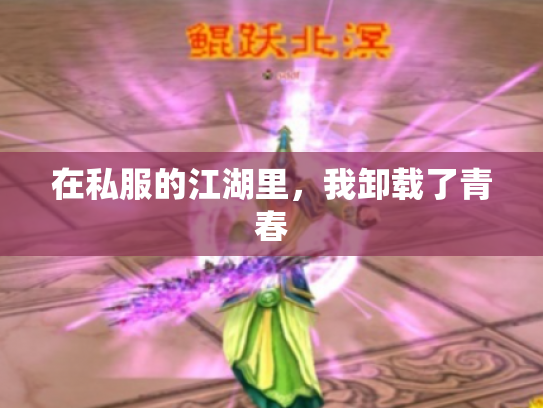 在私服的江湖里，我卸载了青春