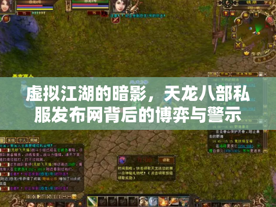 虚拟江湖的暗影，天龙八部私服发布网背后的博弈与警示