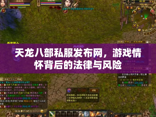 天龙八部私服发布网，游戏情怀背后的法律与风险