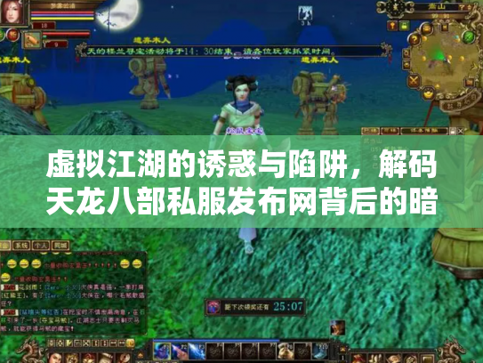 虚拟江湖的诱惑与陷阱，解码天龙八部私服发布网背后的暗流