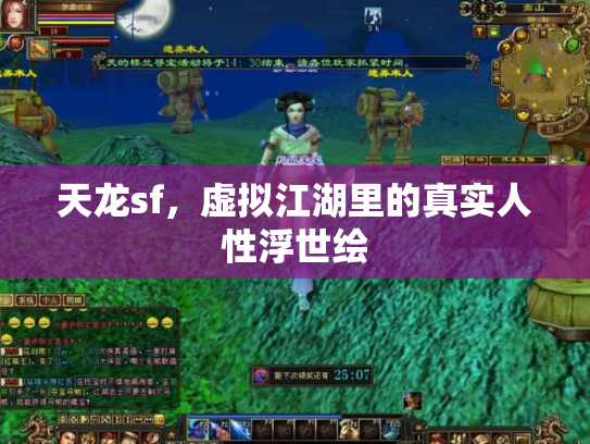 天龙sf，虚拟江湖里的真实人性浮世绘