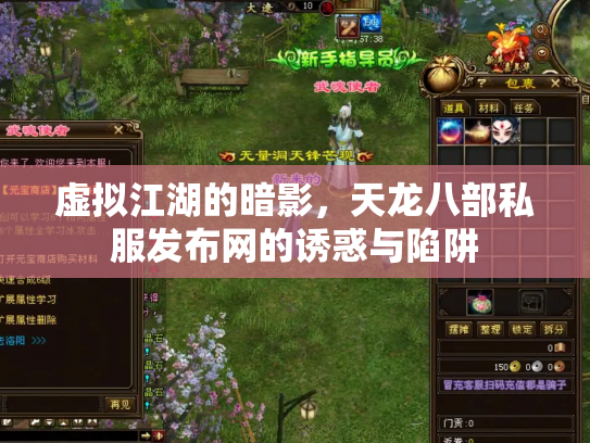 虚拟江湖的暗影，天龙八部私服发布网的诱惑与陷阱