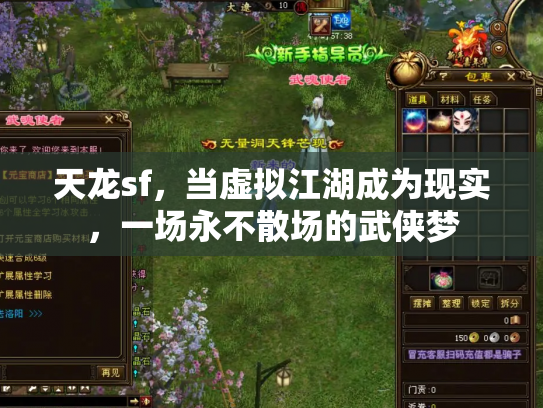 天龙sf，当虚拟江湖成为现实，一场永不散场的武侠梦
