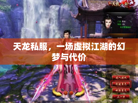 天龙私服，一场虚拟江湖的幻梦与代价