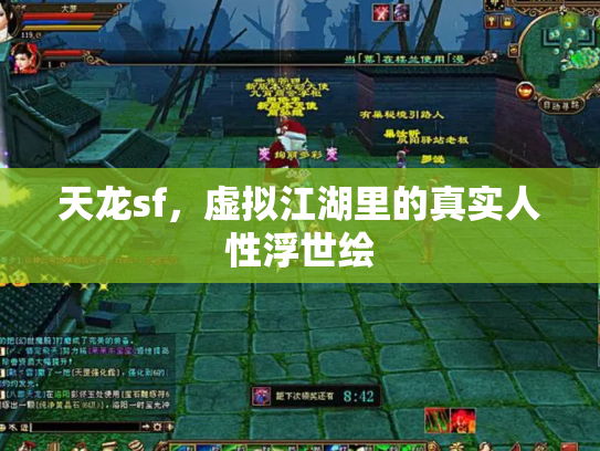 天龙sf，虚拟江湖里的真实人性浮世绘