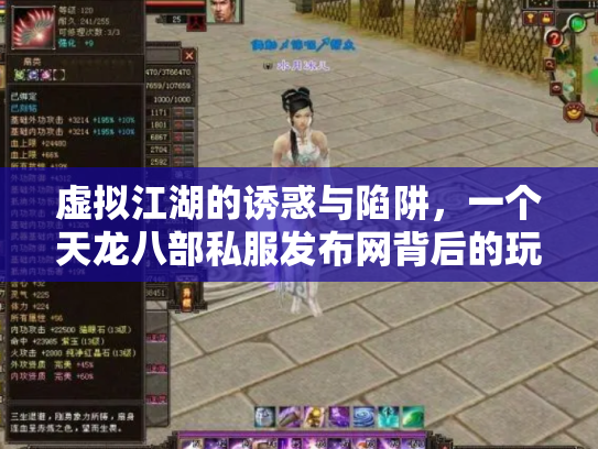 虚拟江湖的诱惑与陷阱，一个天龙八部私服发布网背后的玩家悲欢