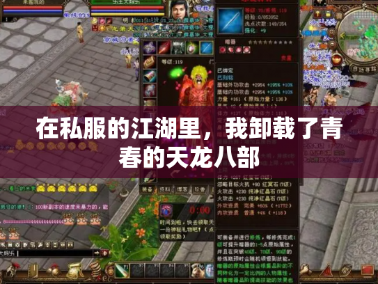 在私服的江湖里，我卸载了青春的天龙八部