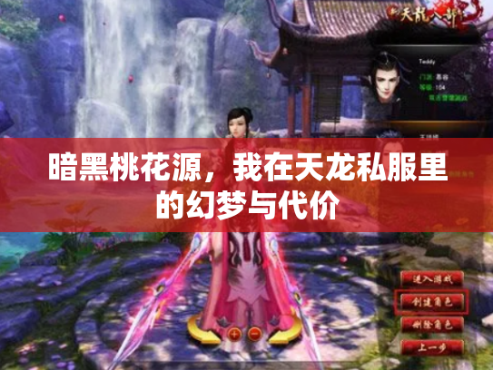 暗黑桃花源，我在天龙私服里的幻梦与代价