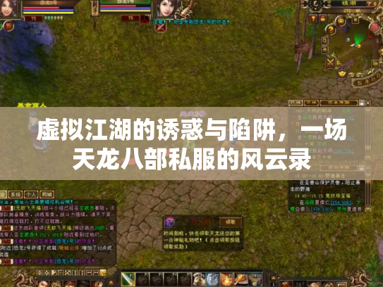 虚拟江湖的诱惑与陷阱，一场天龙八部私服的风云录