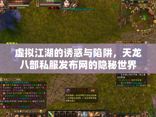 虚拟江湖的诱惑与陷阱，天龙八部私服发布网的隐秘世界