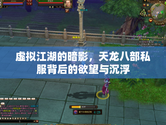 虚拟江湖的暗影，天龙八部私服背后的欲望与沉浮