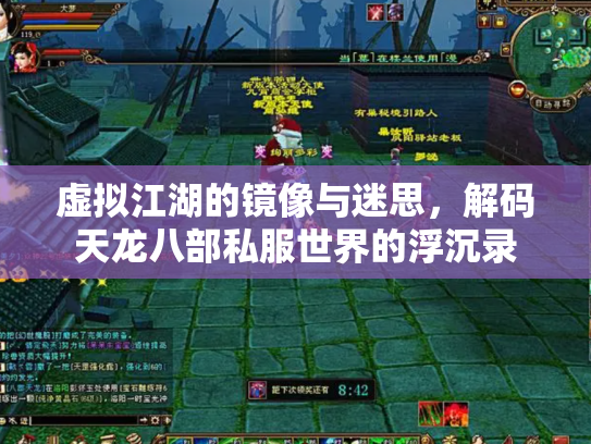 虚拟江湖的镜像与迷思，解码天龙八部私服世界的浮沉录