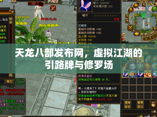 天龙八部发布网，虚拟江湖的引路牌与修罗场