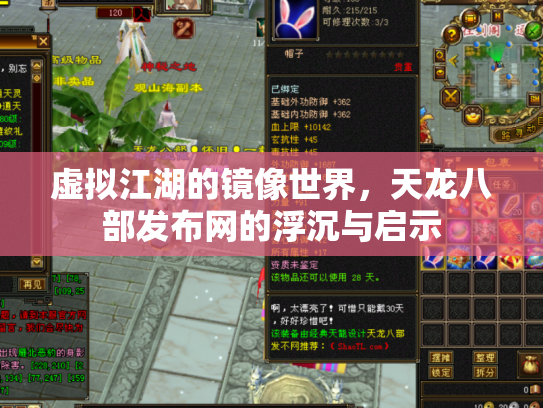 虚拟江湖的镜像世界，天龙八部发布网的浮沉与启示