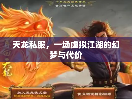 天龙私服，一场虚拟江湖的幻梦与代价