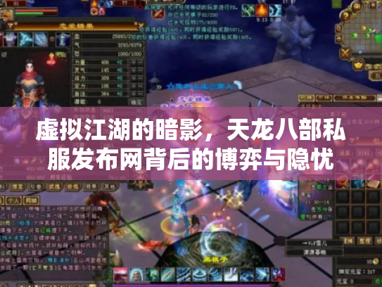 虚拟江湖的暗影，天龙八部私服发布网背后的博弈与隐忧
