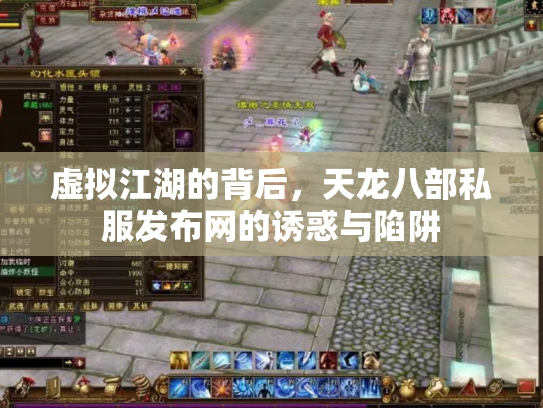 虚拟江湖的背后，天龙八部私服发布网的诱惑与陷阱