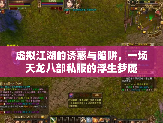 虚拟江湖的诱惑与陷阱，一场天龙八部私服的浮生梦魇